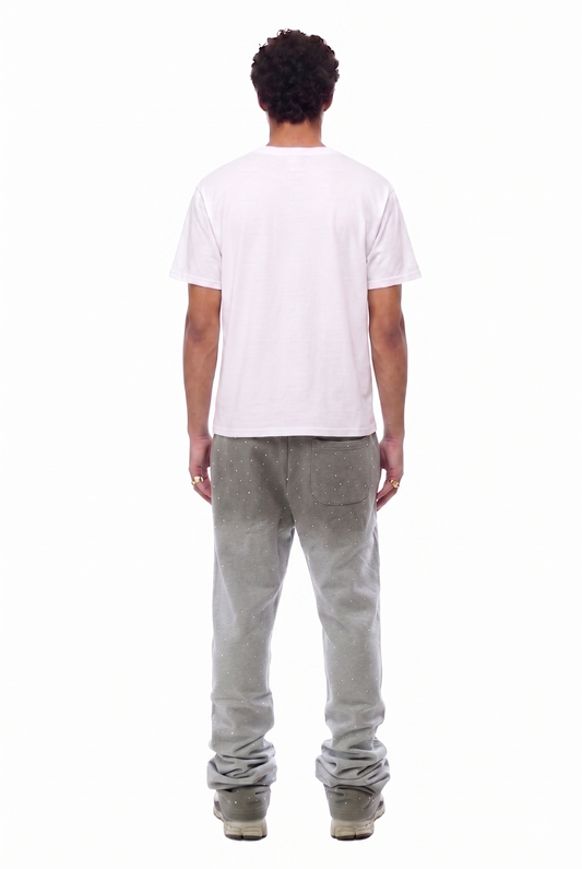 OBSIDIAN Washed French Terry Stacked Jogger Pants