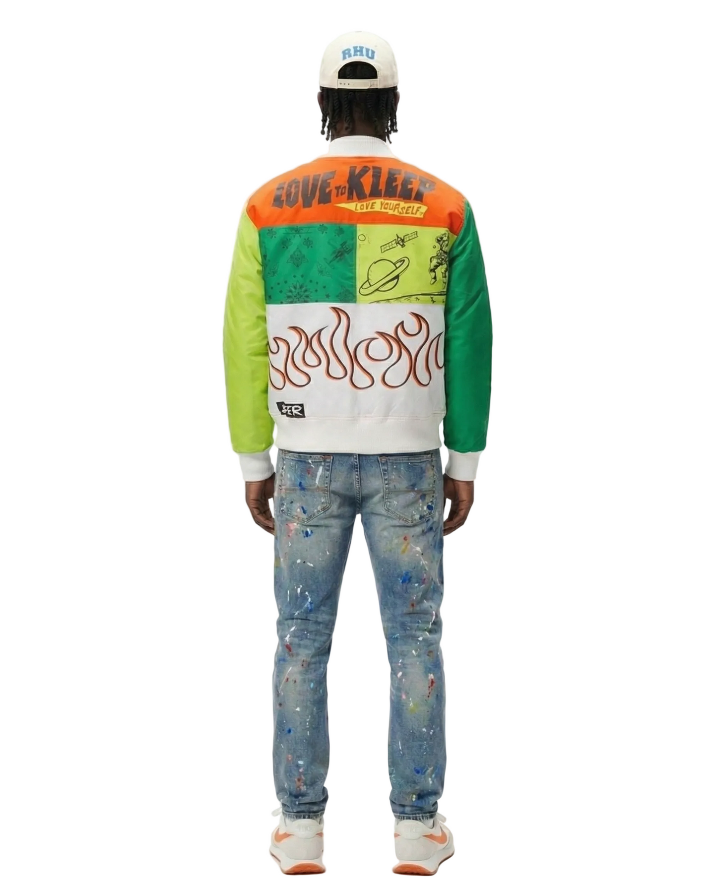 BRUNA Padded Bomber Jacket