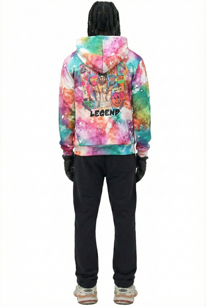 Squad Tie die Pullover Hoodie