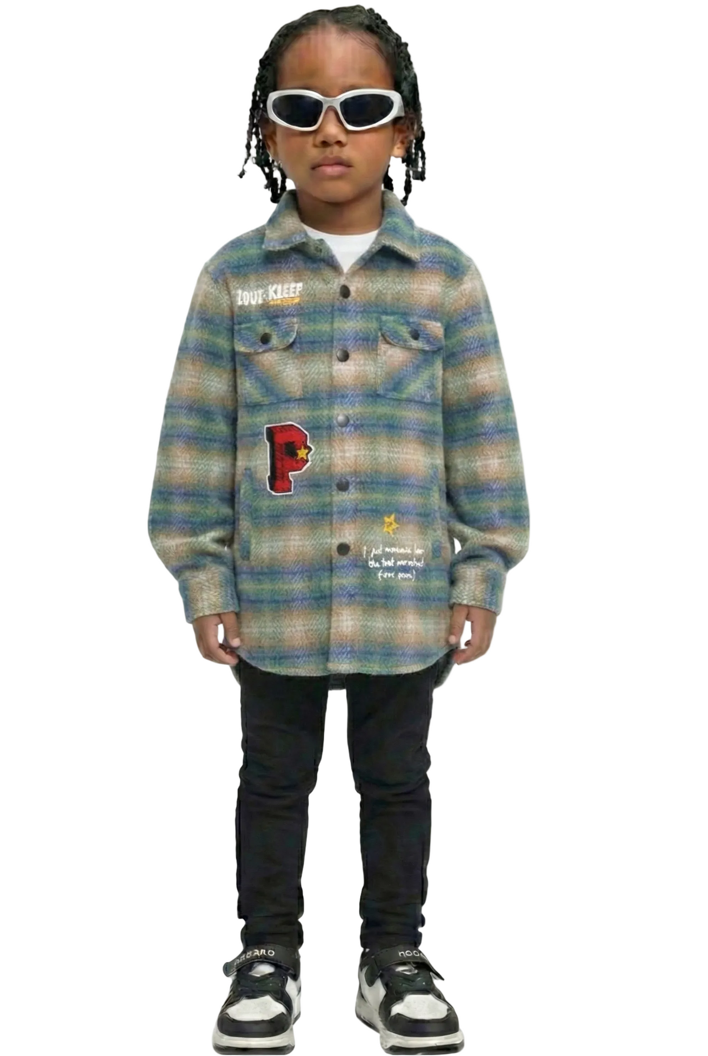 LAWN Kid's Oversize Flannel outer shirket