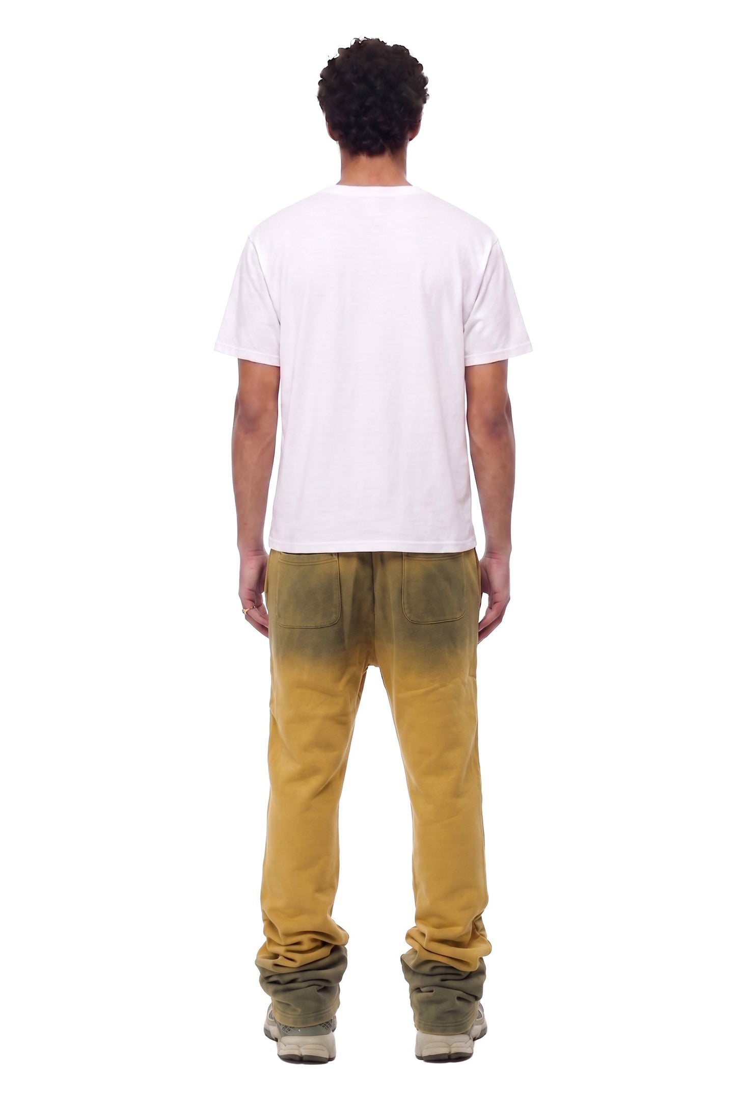 HUSK Washed French Terry Stacked Jogger Pants