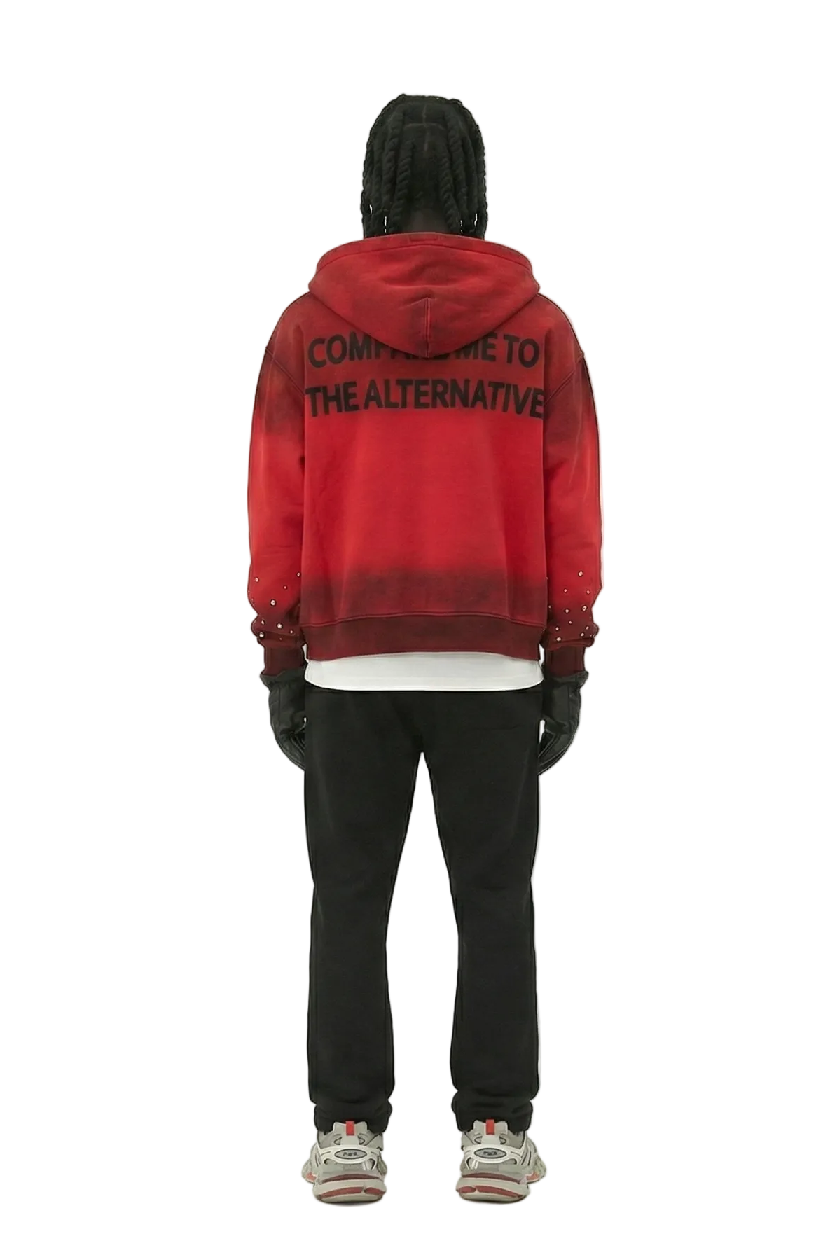 GARCIA French Terry Long Sleeve Crop Top Full Zip Hoodie