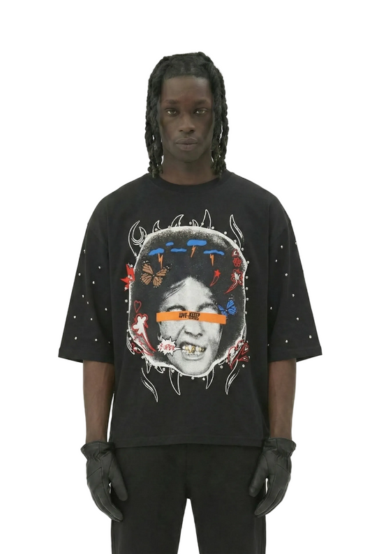 PROCO SN/ Jersey 3/4 Sleeve Crop Top Tee
