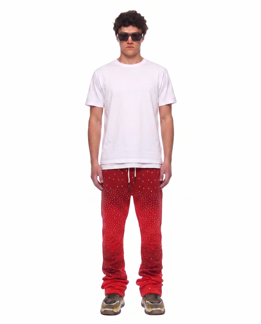 SYNTH Washed French Terry Stacked Jogger Pants