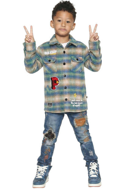 LAWN Kid's Oversize Flannel outer shirket