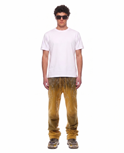 HUSK Washed French Terry Stacked Jogger Pants