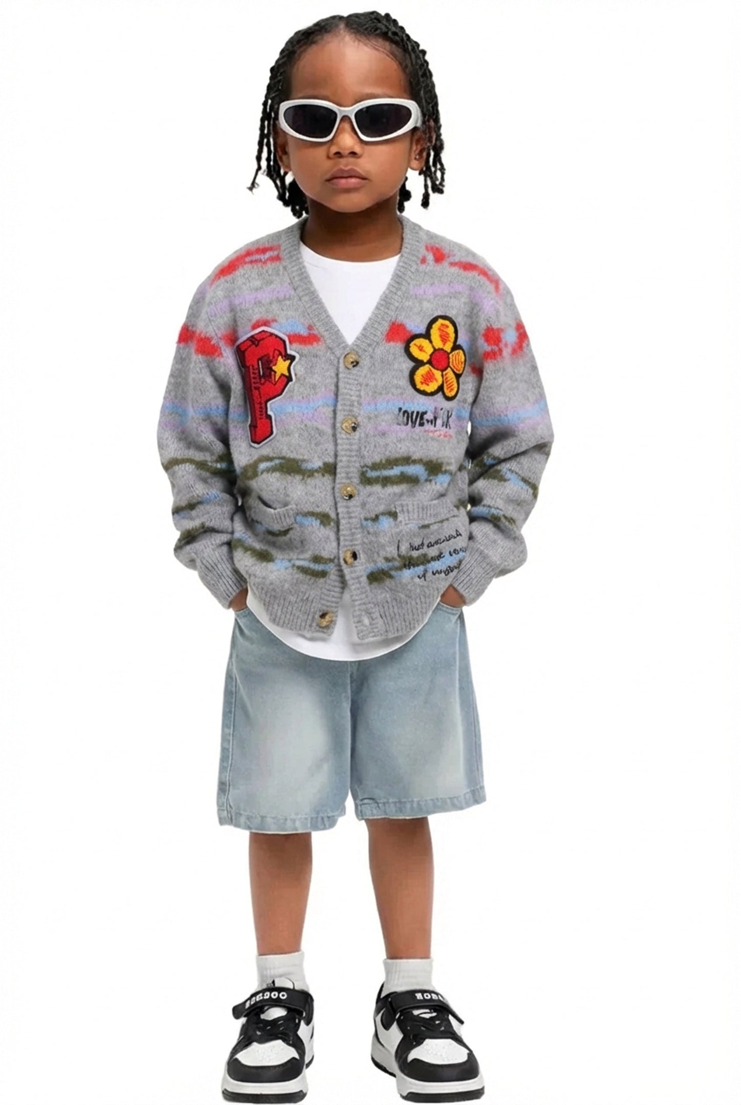 DOUGAL Kid's Sweater Cardigan