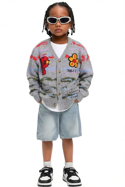 DOUGAL Kid's Sweater Cardigan