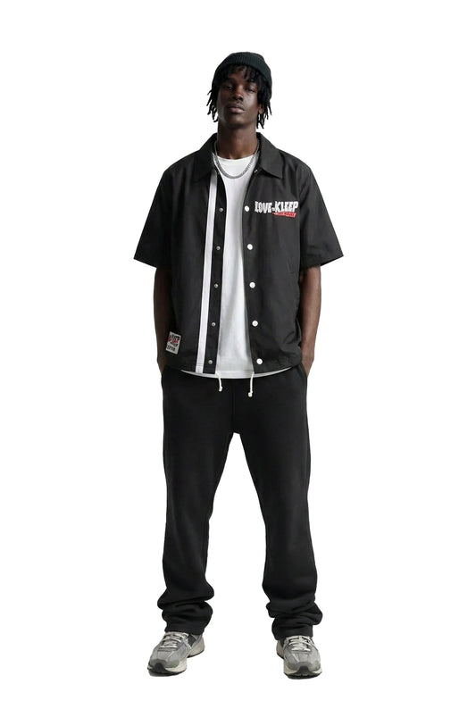 HEX Men's premium nylon shortsleeve coach jacket