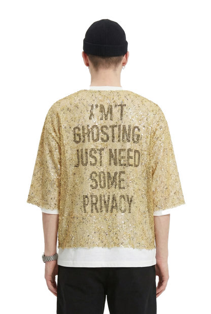 Petal S/N Jersey 3/4 Sleeve Crop Top Tee