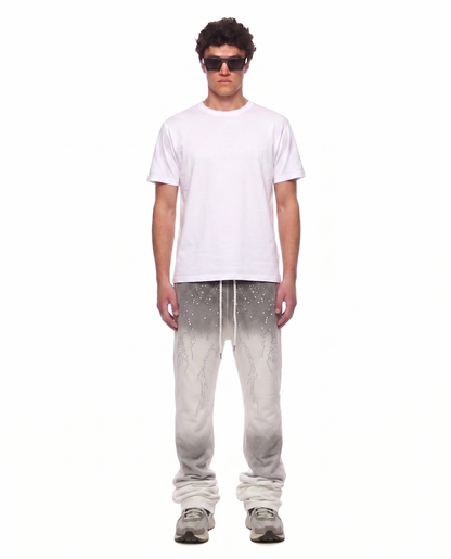 SMUDGE Washed French Terry Stacked Jogger Pants