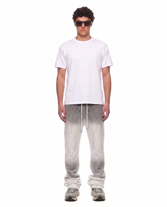 SMUDGE Washed French Terry Stacked Jogger Pants