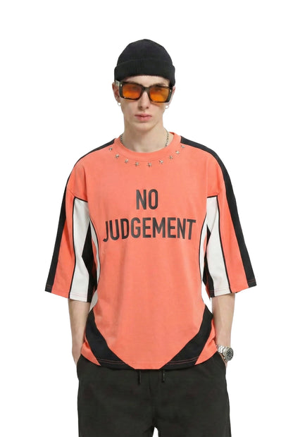 ECLIPSE S/N Jersey 3/4 Sleeve Crop Top Tee