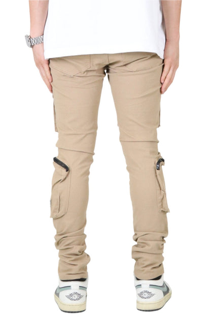 Brun Men's premium twill cargo pant with multi functional pockets