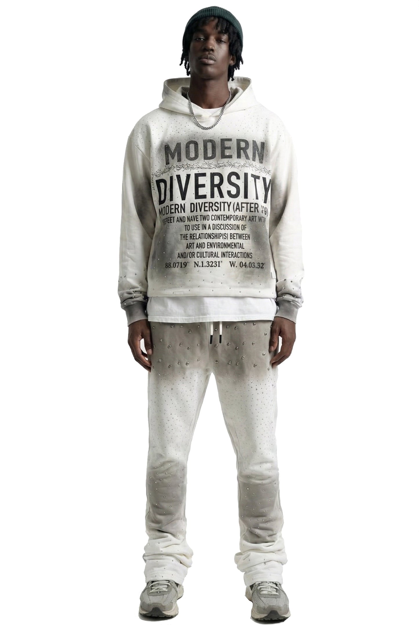GLAZE French Terry Long Sleeve Crop Top Pullover Hoodie only