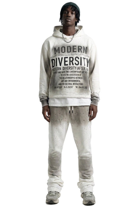 GLAZE French Terry Long Sleeve Crop Top Pullover Hoodie only