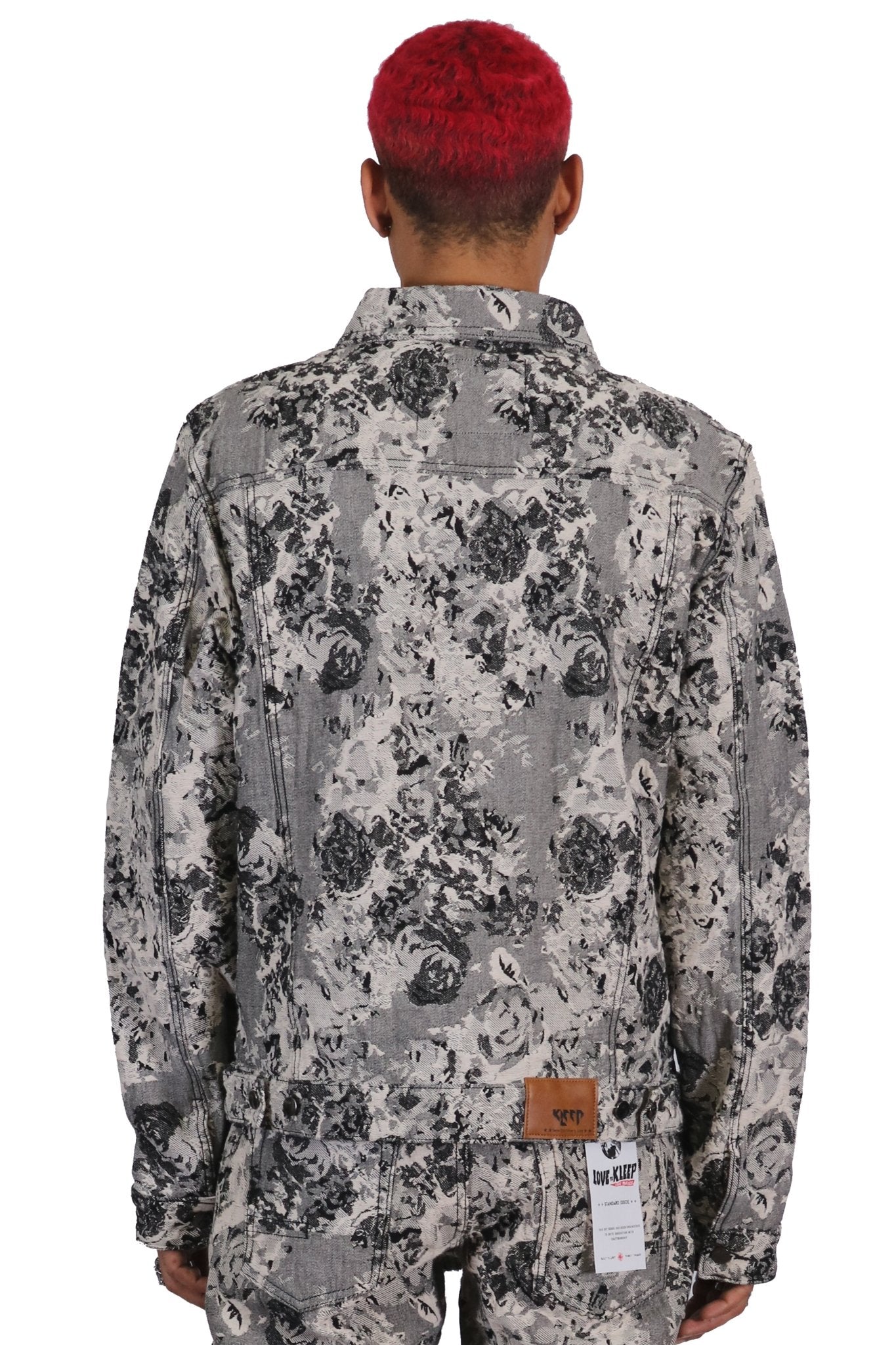 Vista Men's Jacquard Denim Jacket