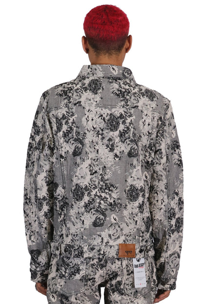 Vista Men's Jacquard Denim Jacket
