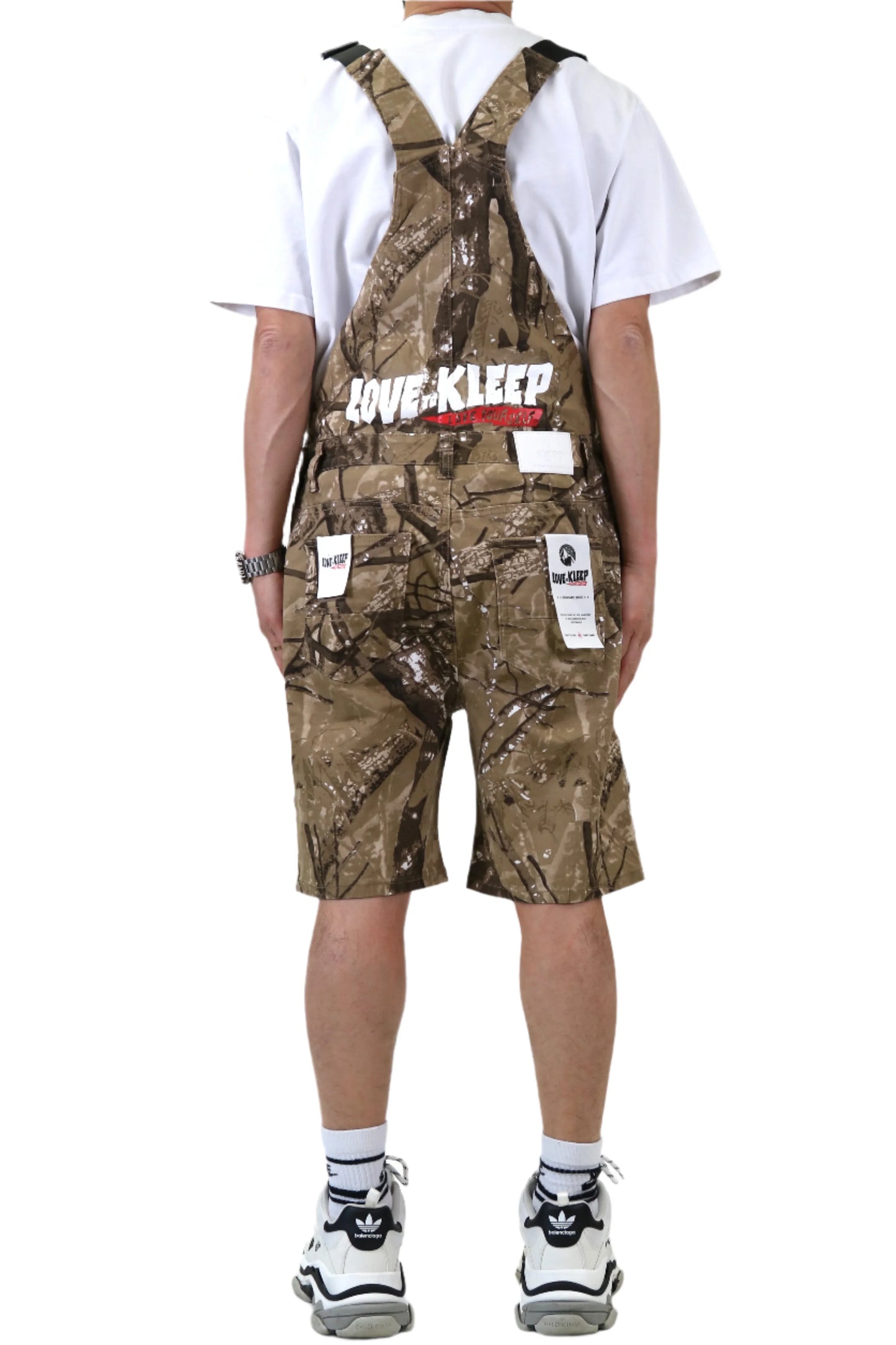 KUDO Fine Twill Overall Short Pants