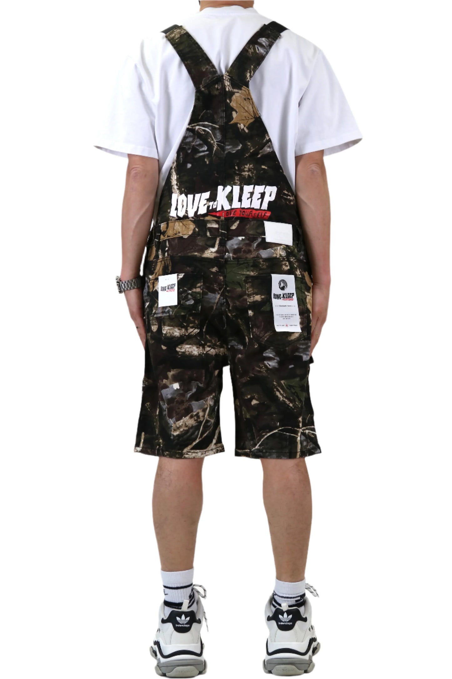 LOGAN Fine Twill Overall Short Pants
