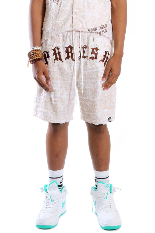 BATCH Men's ripped & repaired short pants