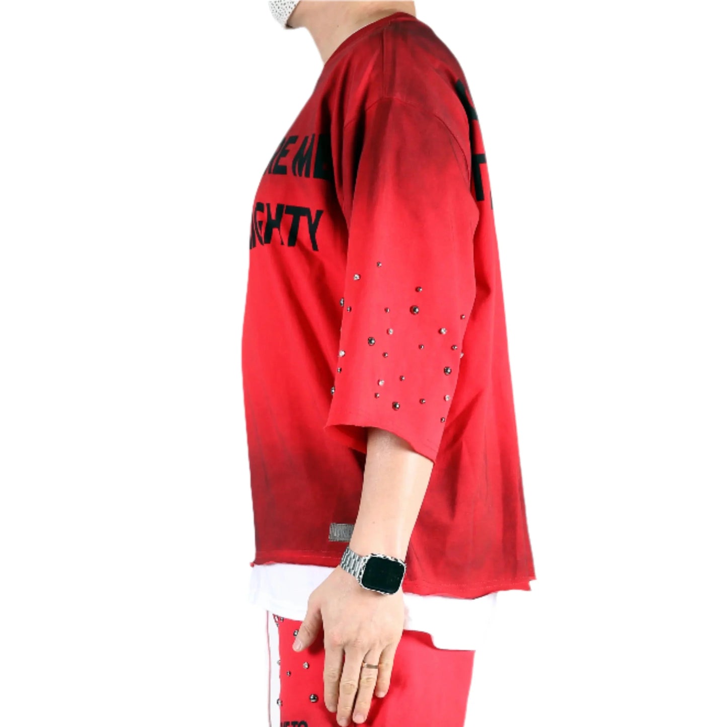 GARCIA S/N Jersey 3/4 Sleeve Crop top Tee