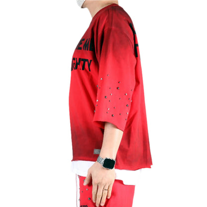 GARCIA S/N Jersey 3/4 Sleeve Crop top Tee