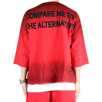 GARCIA S/N Jersey 3/4 Sleeve Crop top Tee