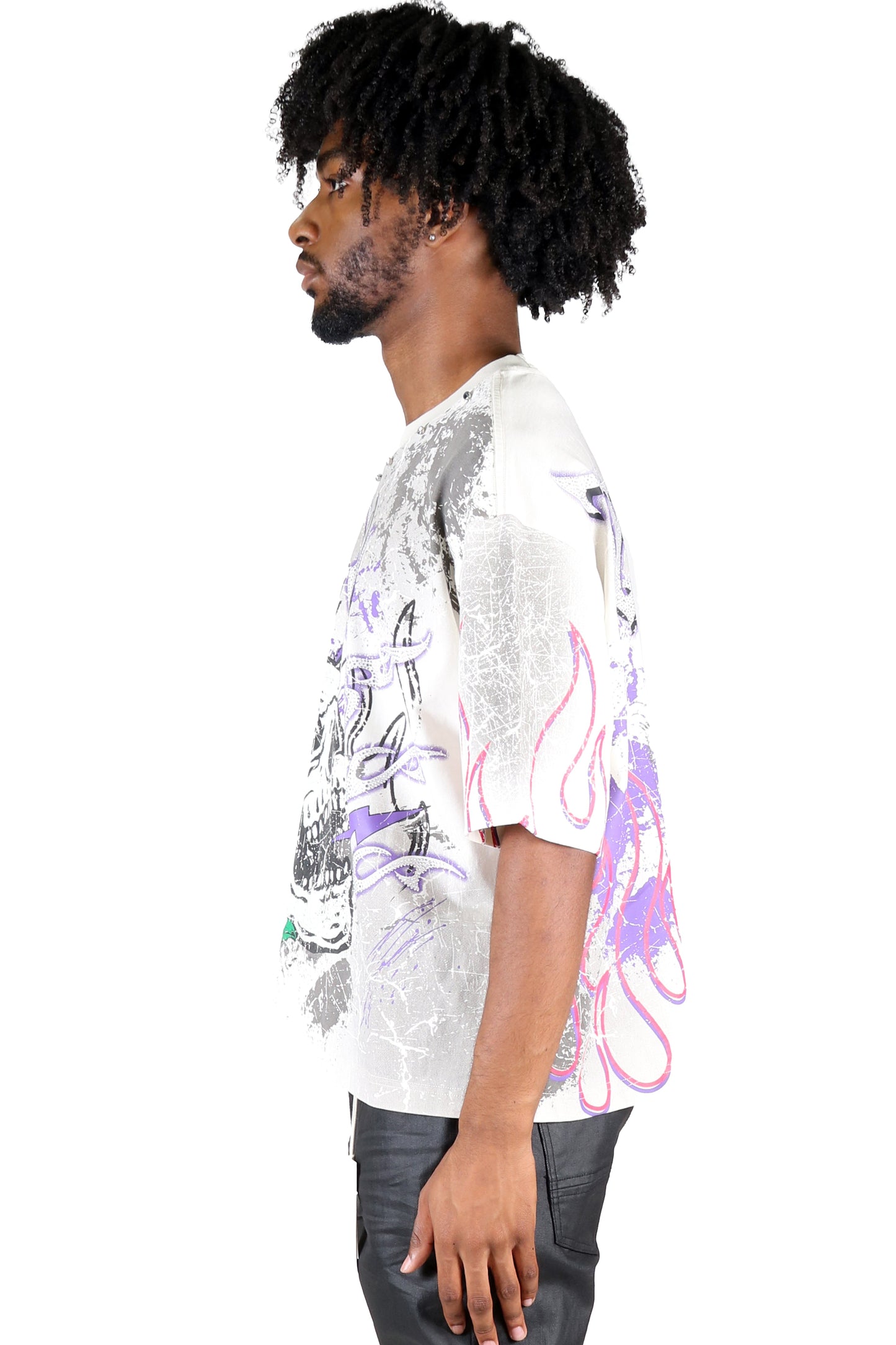 BERYL S/N Jersey 3/4 Sleeve Crop Top Tee
