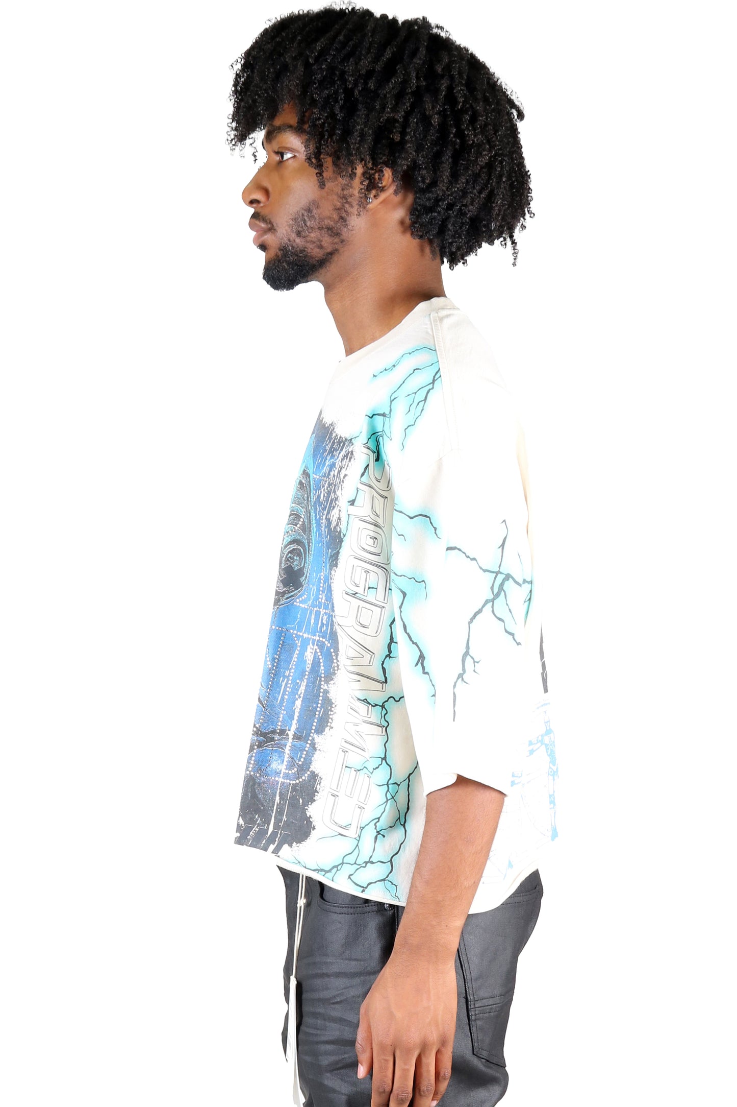 TERRABLAST S/N Jersey 3/4 Sleeve Crop Top Tee
