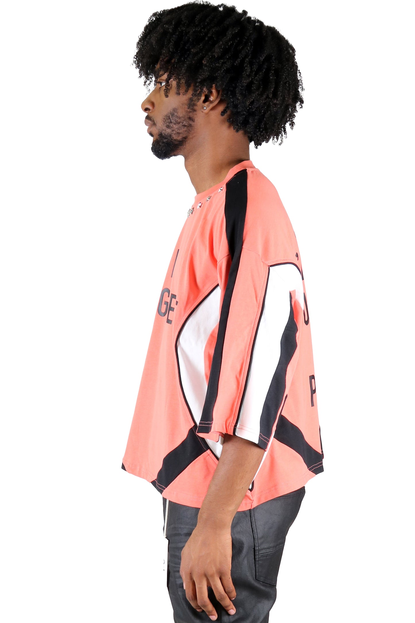ECLIPSE S/N Jersey 3/4 Sleeve Crop Top Tee