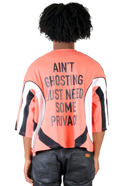 ECLIPSE S/N Jersey 3/4 Sleeve Crop Top Tee
