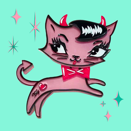 Bad Kitty Leggings by Miss Fluff x Lipstick & Chrome OS