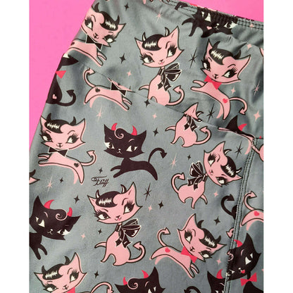 Bad Kitty Leggings by Miss Fluff x Lipstick & Chrome OS