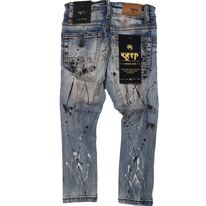 DOVE Kid's Washed Stretching Denim Pants