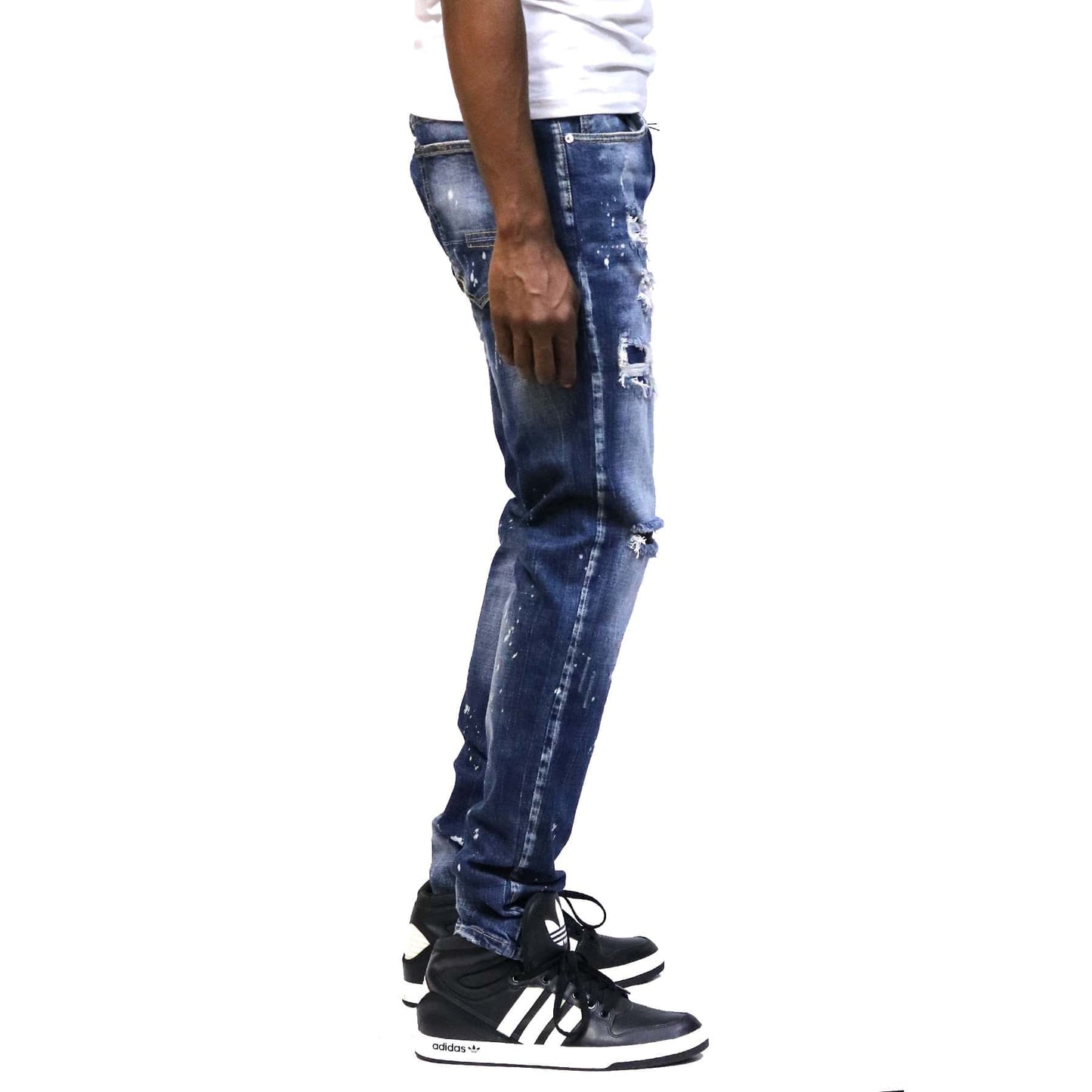 GEROME New Washed Skinny Denim Pants